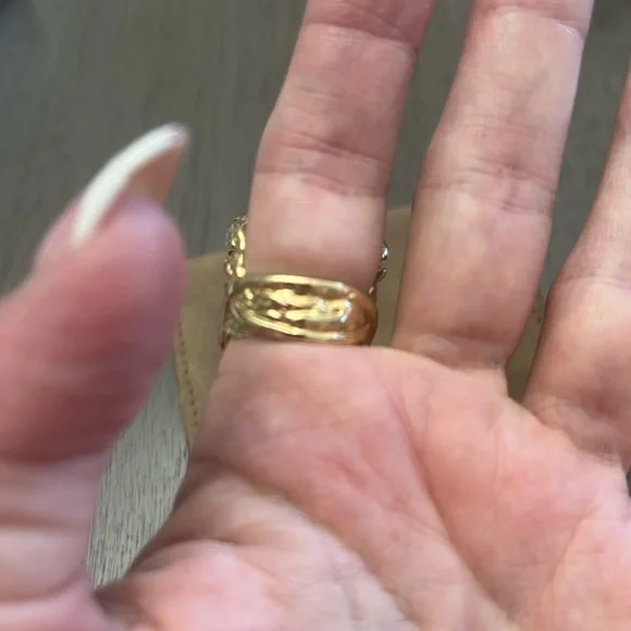 Gold Medusa Statement Ring - Picture 6 of 6